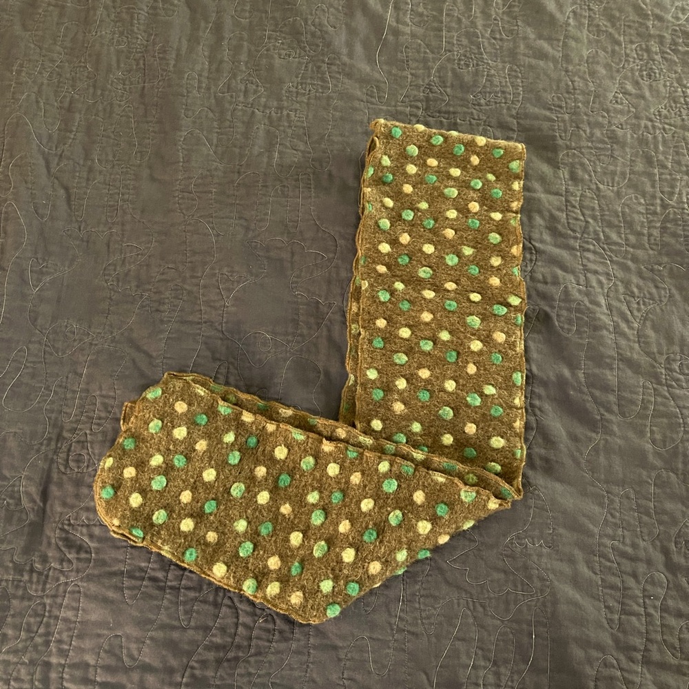 Real wool scarf made in Germany